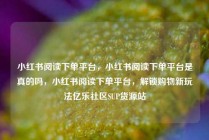 小红书阅读下单平台，小红书阅读下单平台是真的吗，小红书阅读下单平台，解锁购物新玩法亿乐社区SUP货源站